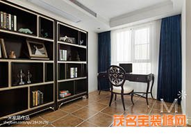 97平歐式三居書(shū)房裝修效果